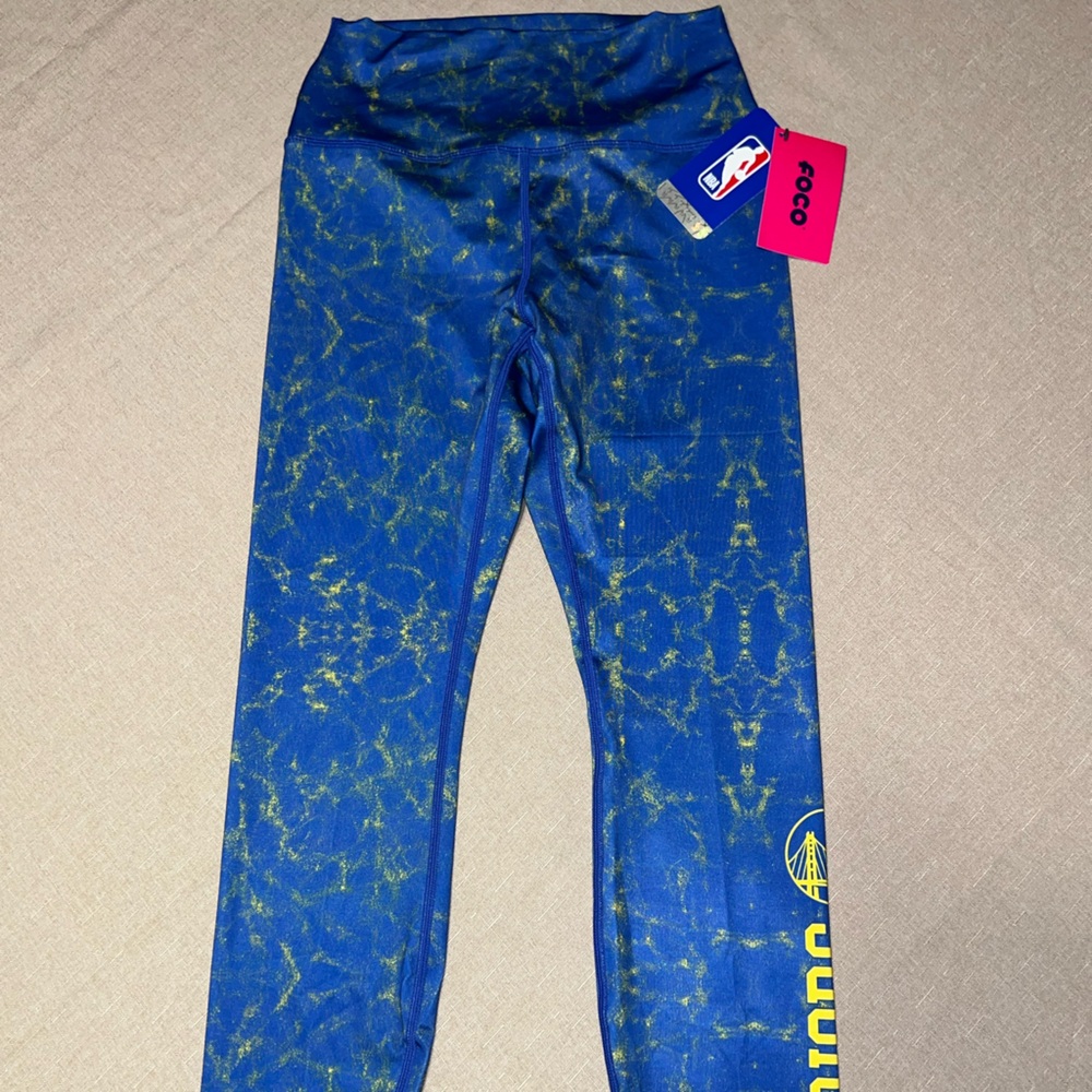 FOCO NBA Women's Golden State Warriors Leggings Size S